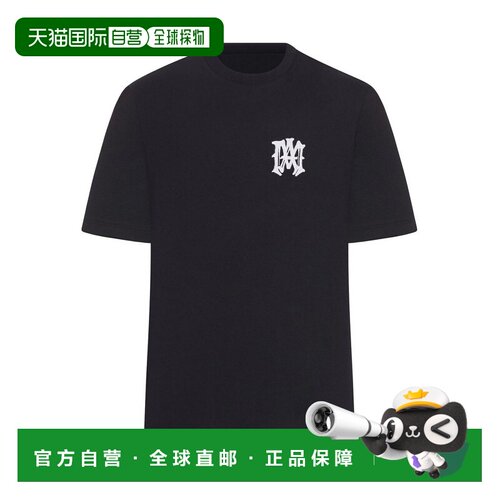 香港直邮AMIRI 男士T恤 AMTOJR1070001 SS2026 黑色支付后1h可退