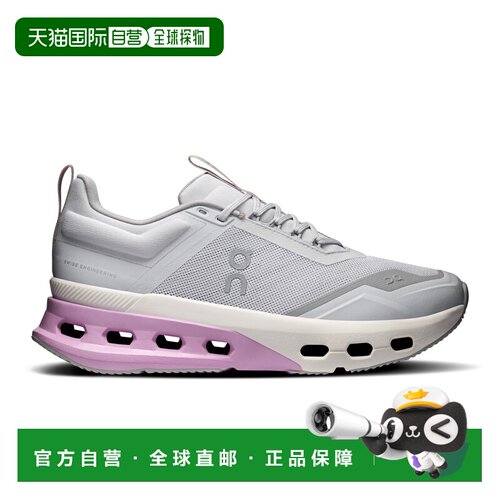 欧洲直邮自营On昂跑 Cloudnova X女士灰白色聚酯纤维训练鞋