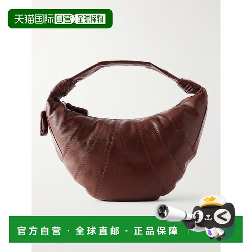 香港直邮Lemaire 女士 牛角包形拼接皮革肩包斜挎包 BG0238LL0247