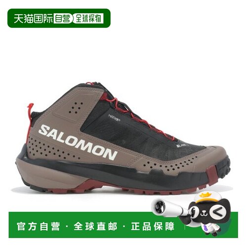 自营欧洲直邮SALOMON S/LAB黑色/铁灰色网布中帮徒步鞋男女通用