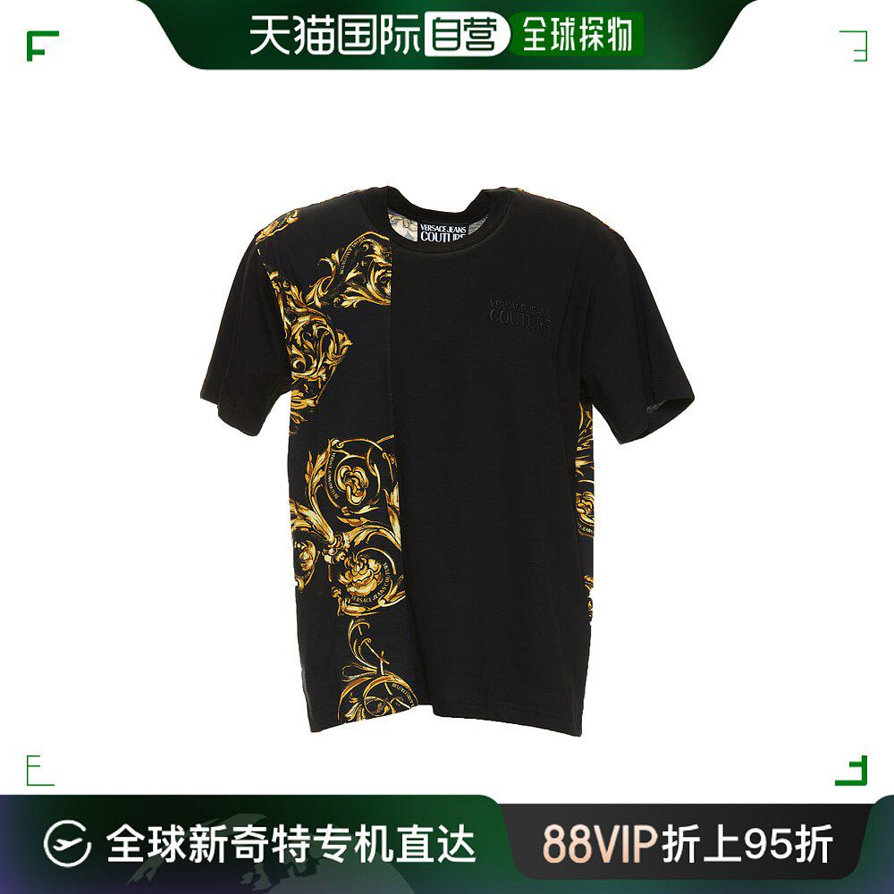 香港直邮versace jeans 范思哲 男士徽标短袖t恤圆领