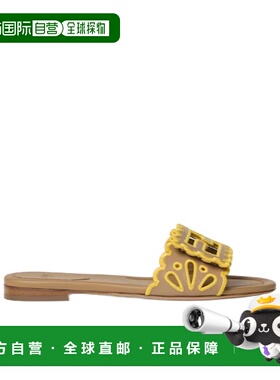 香港直邮Fendi 圆头拖鞋 8R8979AWLA女鞋单鞋凉鞋