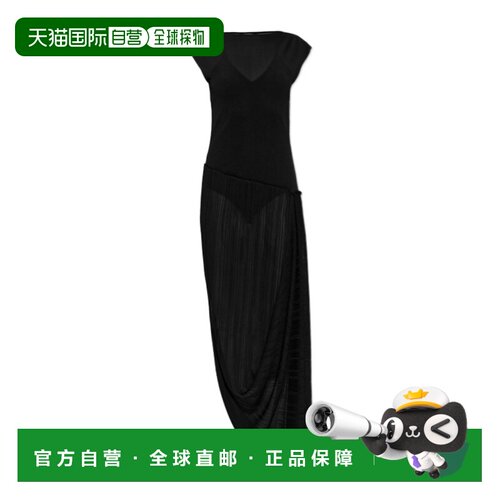 Balmain 短袖连衣裙 HF1RPB90KK21长裙性感 【付后1h可退】