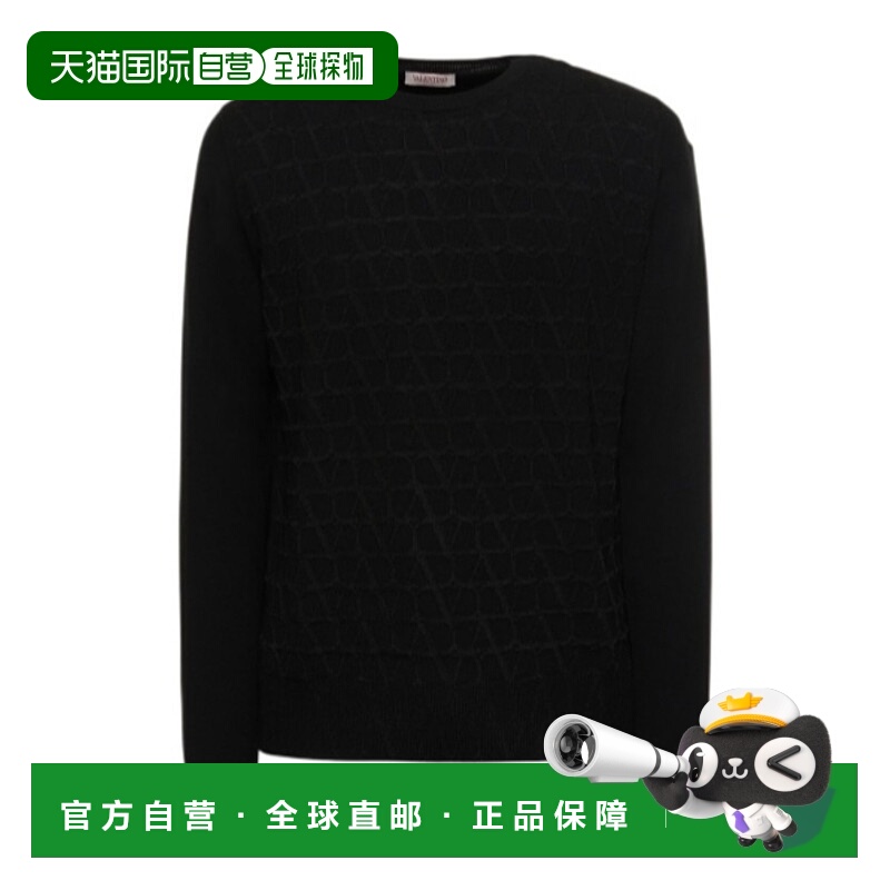 香港直邮Valentino Toile Iconographe 羊毛针织套衫 79I-H0Y009