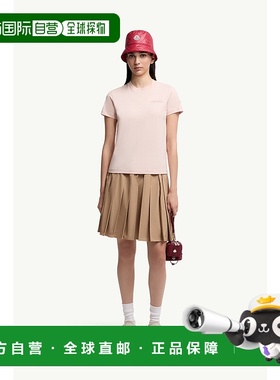 欧洲直邮MONCLER (2025新品) T-shirt en coton à logo et perle