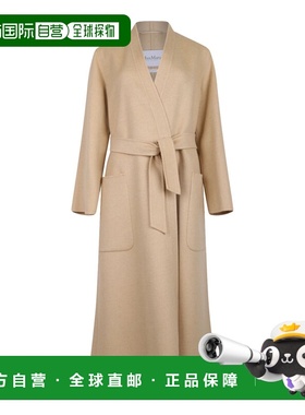 1h可退 香港直邮MaxMara 麦斯玛拉 女士 ALBINO 驼色外套 2511011