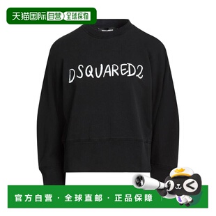 二次方 舒适时尚 女士 black黑色 卫衣 香港直邮Dsquared2