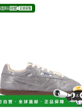 1h可退 香港直邮AUTRY 女士 WINDSPIN 绒面革运动鞋 WSLWOY01SILV