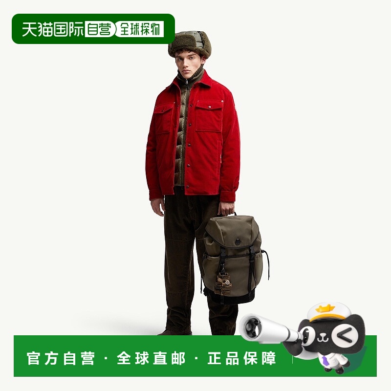 自营欧洲直邮Moncler/盟可睐 Ambrosia 绗缝灯芯绒衬衫夹克外套