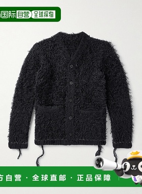 香港直邮Sacai 男士 磨破拉绒针织针织开衫 2503837M001