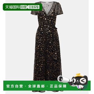 红 华伦天奴 女士 1h可退 缠绕式 Valentino 印花长款 香港直邮Red