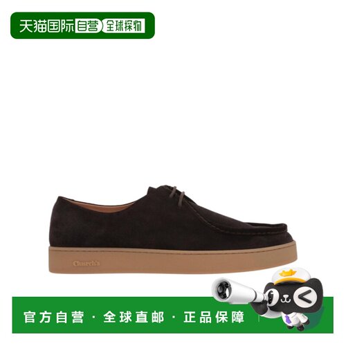1h可退 香港直邮CHURCH'S 男士休闲鞋 EEG0819VJF0AEV AW2024 黑
