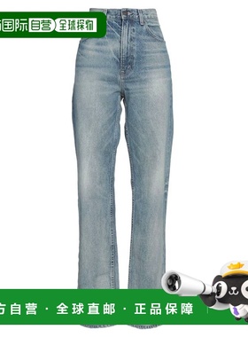 香港直邮NILI LOTAN 女士 直筒裤 blue蓝色 舒适时尚