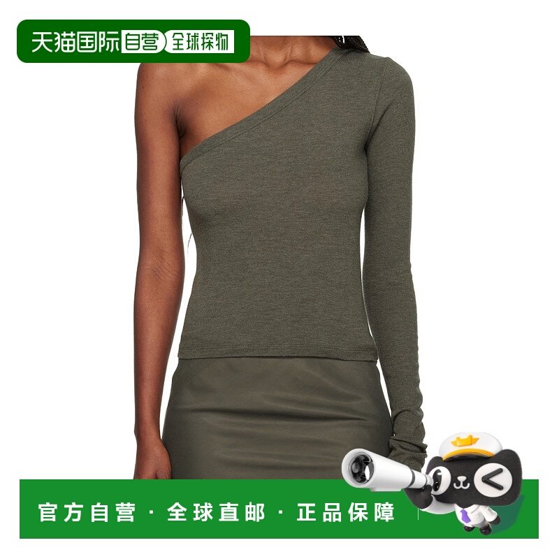 1h可退 香港直邮Rick Owens 单肩T恤 RP02E4261JR