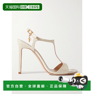 1h可退 美国直邮Tom Ford 汤姆 福特 女士 亮面印花安吉丽娜凉鞋