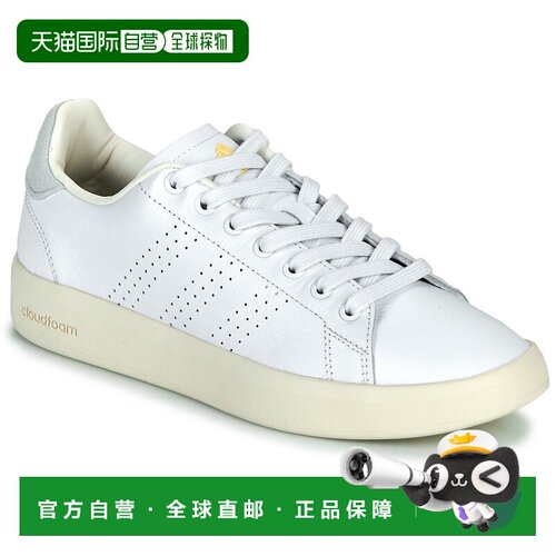 欧洲直邮adidas 女鞋 低帮板鞋 白色 冬天 ADVANTAGE PREMIUM