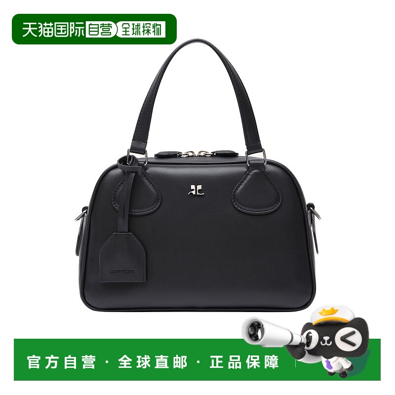 香港直邮Courreges 铆钉保龄球包 324GSA133CR0065