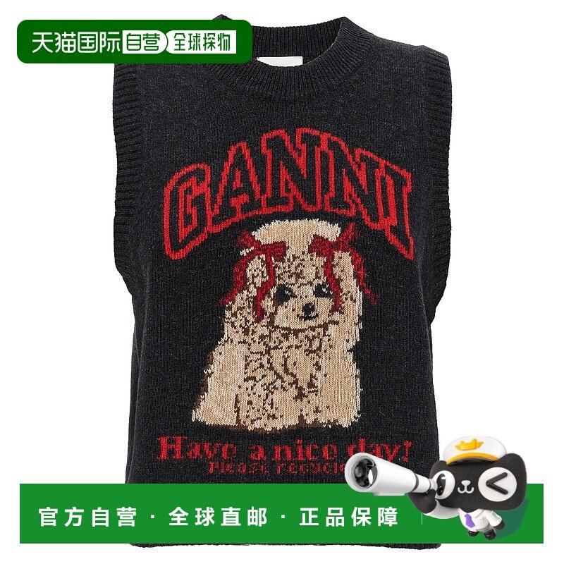 欧洲直邮ganni 男士 背心马甲,男装,常规马甲,淘宝优惠券,粉丝福利购,淘宝优惠卷
