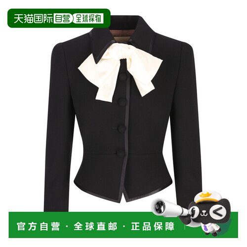 1h可退 香港直邮VALENTINO 女士西服 BCE5K09Q00NO SS2026 黑色
