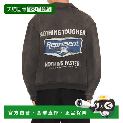 香港直邮Represent 男士 Nothing Faster 1/4拉链套头衫卫衣 MLM1