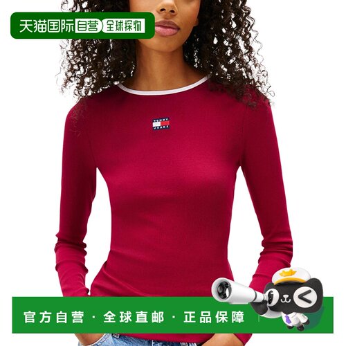 香港直邮TOMMY HILFIGER 女士T恤 DW0DW21839VLC 【付后1h可退】