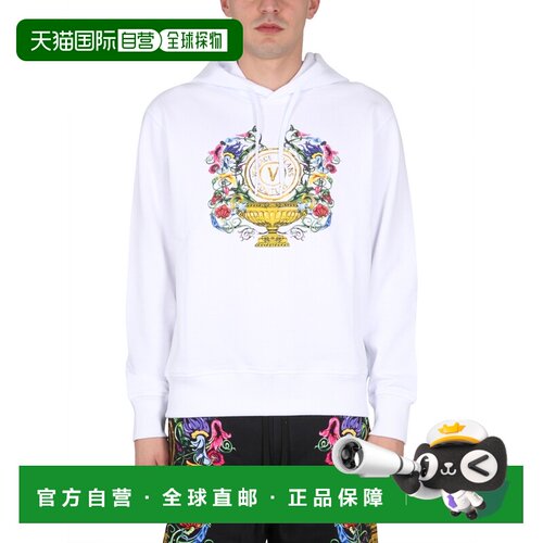 1h可退 香港直邮Versace Jeans Couture 男士卫衣 74GAIF01CF01FG