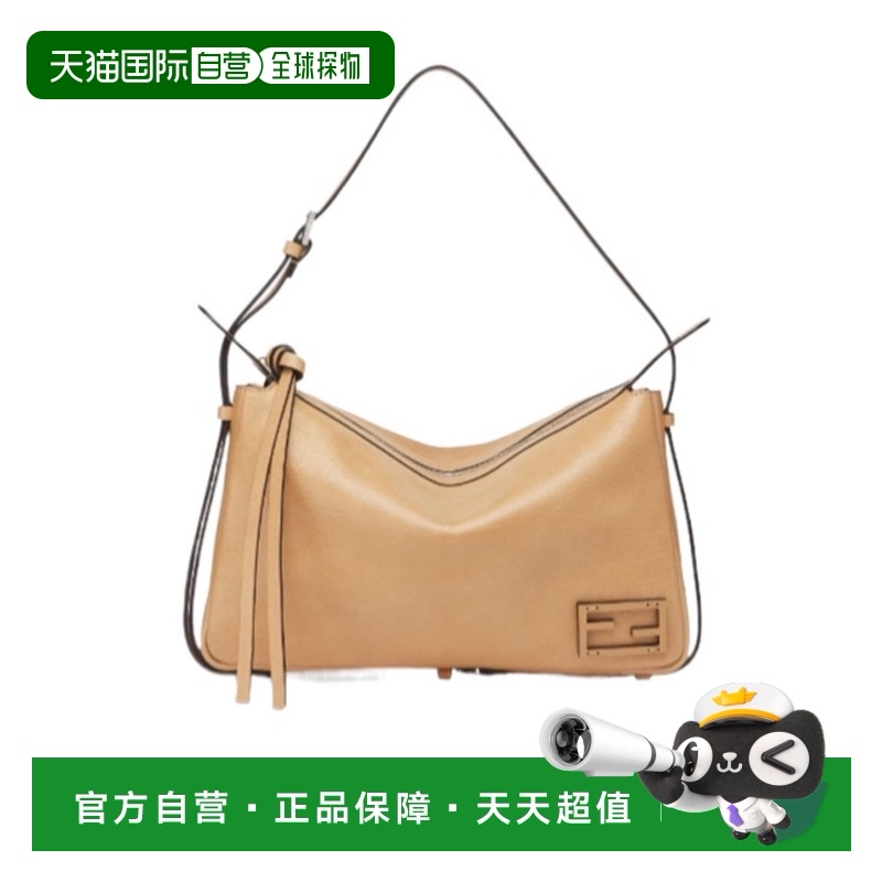 香港直邮Fendi Simply 中号单肩包 8BR829AS7A牛皮