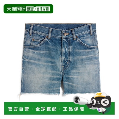 香港直邮Celine 思琳 女士 水洗效果牛仔短裤 2N72A519X