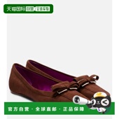 香港直邮ROGER 女士 VIVIER 1h可退 罗杰 维维亚 Trompette 绒面