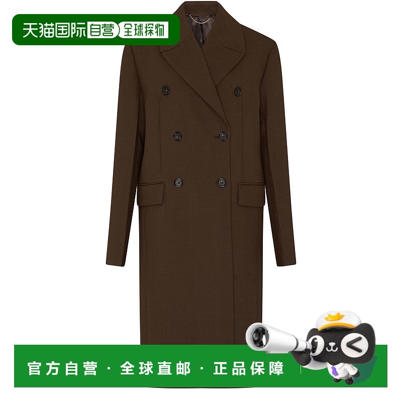 1h可退 香港直邮TOTÊME 女士 Broad 3/4 外套 brown棕色 舒适时尚