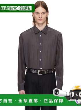 1h可退 香港直邮Our Legacy 男士 紫色 Beyond 衬衫 M2252BC