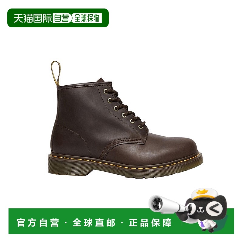 自营欧洲直邮DR. MARTENS 男女同款深皮革6孔马丁靴正品保暖 舒适