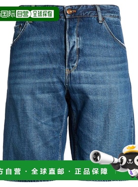 香港直邮Dries Van Noten 德赖斯 范诺顿 男士 牛仔短裤