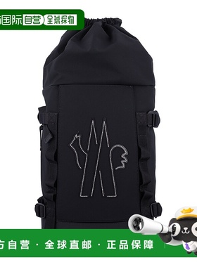 1h可退 香港直邮moncler 盟可睐 男士 徽标图案双肩包 5A00002M75