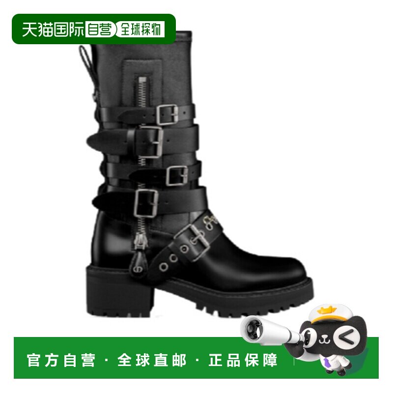 1h可退 香港直邮Dior D-Fight拉链短筒靴 KCT092XLC
