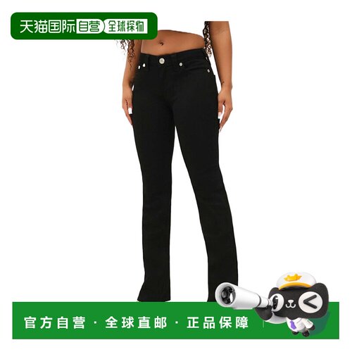 香港直邮TRUE RELIGION 女士休闲裤 2087972SB SS2026 黑色 中腰