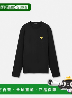 欧洲直邮VERSACE 范思哲 25秋冬 1016835-1A08489_1B000 男士 长T