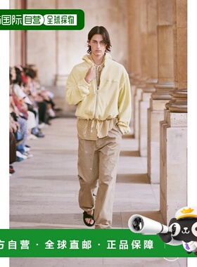 1h可退 AURALEE 男士 棉混纺厚绒布拉链连帽衫 A26SP01DP