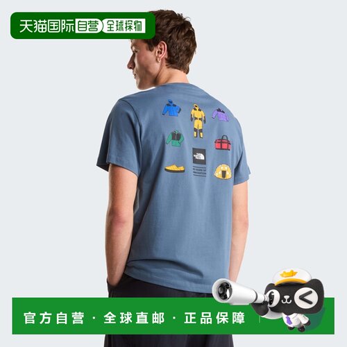自营欧洲直邮The North Face北面 Icon Celebration男士标准印花T