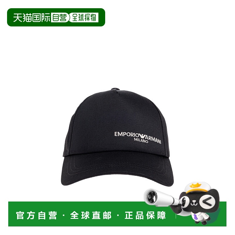 香港直邮Emporio Armani 徽标棒球帽 EM003742AF18167鸭舌帽