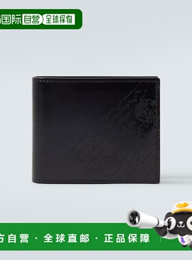 1h可退 香港直邮Berluti 伯尔鲁帝 男士 Makore Scritto 皮革二摺