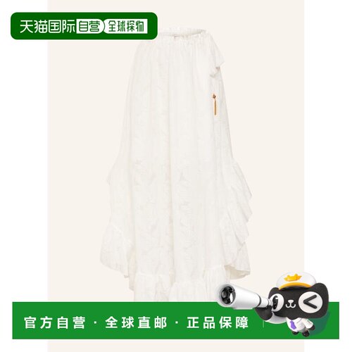 香港直邮ZIMMERMANN 女士半身裙 100297974311000 CO 白色 Skirt