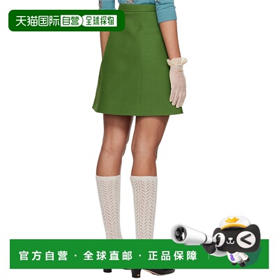 香港直邮Valentino 徽标半身裙 BRACE81CFa字裙