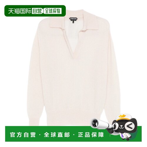 1h可退 Tom Ford 混纺长袖polo衫 MAK1440YAX1029上衣女装