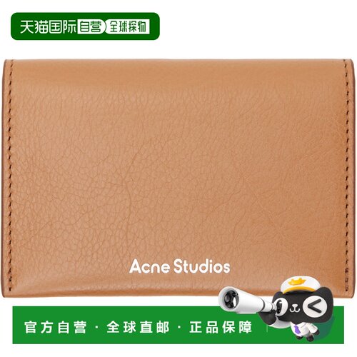 香港直邮Acne Studios 艾克妮 男士 棕色 Folded Leather 钱包 CG