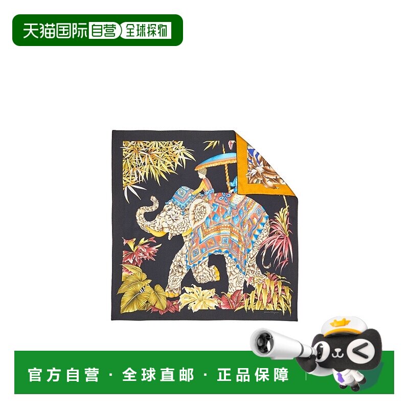 香港直邮Salvatore Ferragamo 印花丝巾 310118时尚高级感 正品