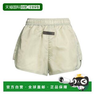 1h可退 香港直邮essentials fear of god 女士 短裤 green绿色 舒