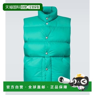舒适时尚 香港直邮AURALEE green绿色 绗缝羽绒马甲 男士
