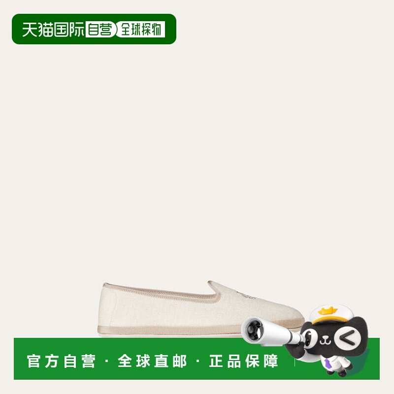 自营欧洲直邮Loro Piana 女士羊绒白色一脚蹬乐福鞋单鞋,女鞋,浅口单鞋,淘宝优惠券,粉丝福利购,淘宝优惠卷