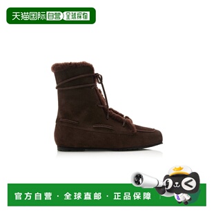 1h可退 香港直邮aeyde 女士 Paul 毛羊皮靴子 brown棕色 舒适时尚